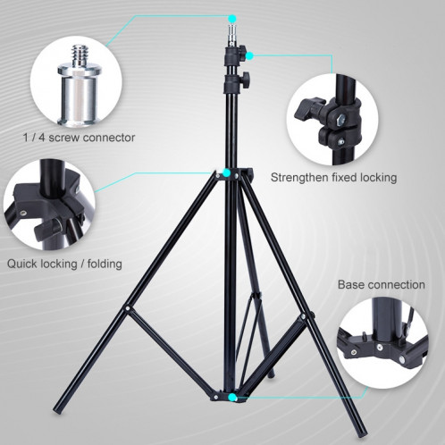 Clignote, Trépied d'éclairage de studio portable TRIOPO Oubao 1,9 m ST11491259-06