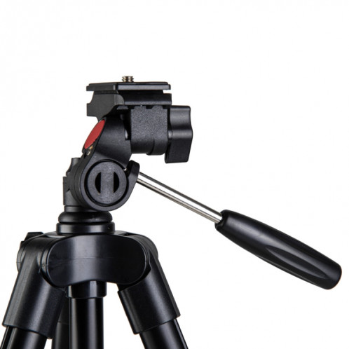 Fotopro DIGI-3400 Réglable 390mm-1190mm 2kg Fardeau Vis 1/4 pouce Tête tridimensionnelle Support de trépied en alliage d'aluminium avec sac de transport pour machine à cartes et appareil photo numérique DSLR et DV SF1160496-08