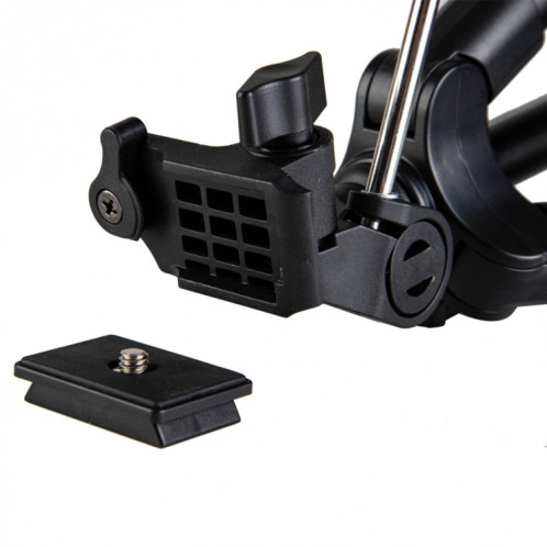 Fotopro DIGI-3400 Réglable 390mm-1190mm 2kg Fardeau Vis 1/4 pouce Tête tridimensionnelle Support de trépied en alliage d'aluminium avec sac de transport pour machine à cartes et appareil photo numérique DSLR et DV SF1160496-08