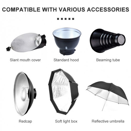 TRIOPO Oubao TTR600W 70x100cm Studio Softbox + support de trépied + 2x E27 150W ampoule photographie éclairage ensemble de pièces de remorquage ST1181584-010