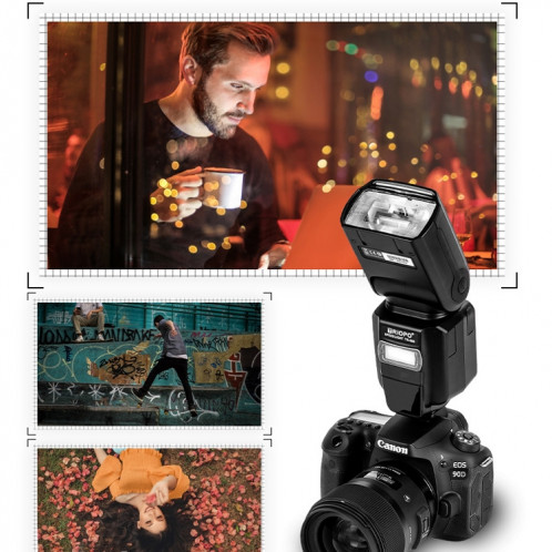 Clignote, Triopo TR-666 2000mAh 2.4G sans fil double mode TTL Flash Speedlite pour appareils photo reflex numériques Canon / Nikon ST11821460-010