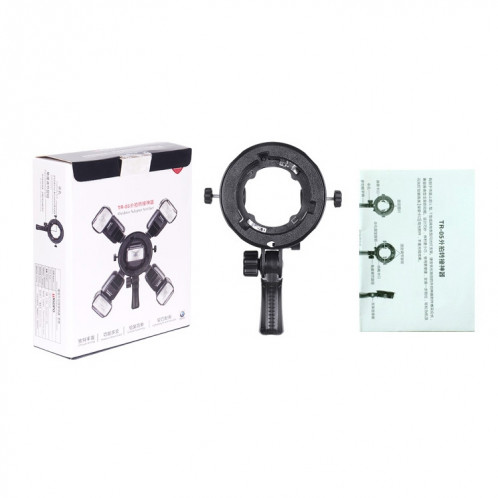 TRIOPO TR-05 Support de Flash Appareil photo multifonction Support universel de type S Accessoires Interface de transfert ST1183907-07
