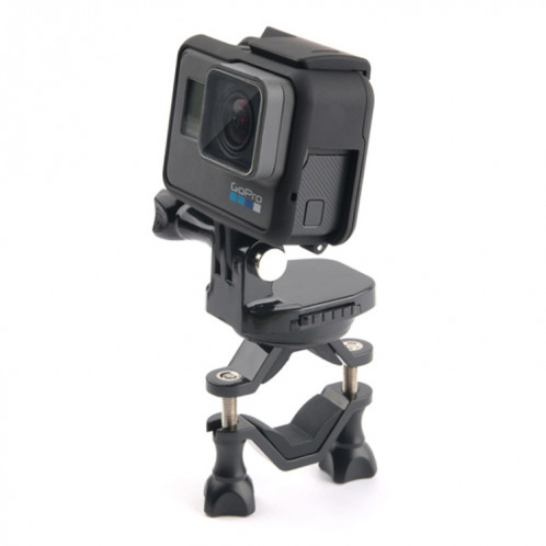 Support de guidon de moto GP433 pour GoPro HERO6 / 5/5 Session / 4 Session / 4/3 + / 3/2/1 / Fusion, Xiaoyi et autres caméras d'action (Noir) SH221B1074-08