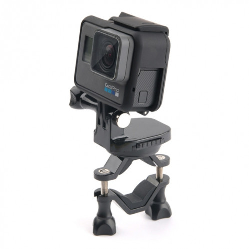 Support de guidon de moto GP433 pour GoPro HERO6 / 5/5 Session / 4 Session / 4/3 + / 3/2/1 / Fusion, Xiaoyi et autres caméras d'action (Noir) SH221B1074-08