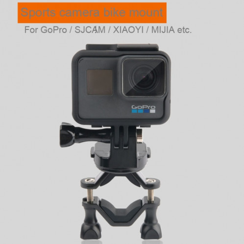 Support de guidon de moto GP433 pour GoPro HERO6 / 5/5 Session / 4 Session / 4/3 + / 3/2/1 / Fusion, Xiaoyi et autres caméras d'action (Noir) SH221B1074-08