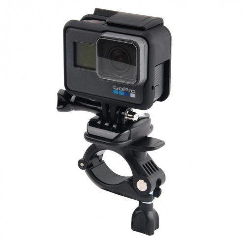 GP435 Support de Fixation de guidon de moto de petite taille pour GoPro HERO6 / 5/5 Session / 4 Session / 4/3 + / 3/2/1 / Fusion, Xiaoyi et autres caméras d'action (Noir) SH223B1000-08