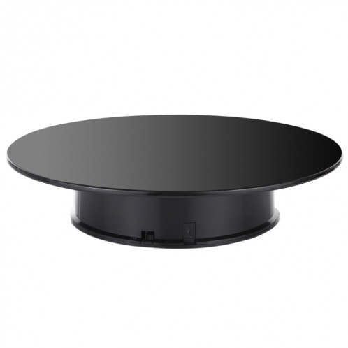 25cm 360 degrés rotation rotative rotative de rotation plate-forme plate-forme de tournage de tournage vidéo des accessoires plateau tournant pour la photographie, charge 3 kg, alimenté par batterie (noir) SH342B1866-06