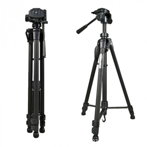 Weifeng WT-3560 Jambes pliantes à 3 sections en Alliage d'aluminium en aluminium en aluminium (noir) SH378B85-08