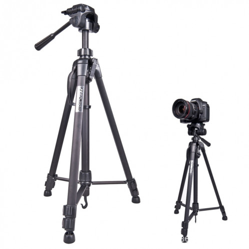 Weifeng WT-3560 Jambes pliantes à 3 sections en Alliage d'aluminium en aluminium en aluminium (noir) SH378B85-08