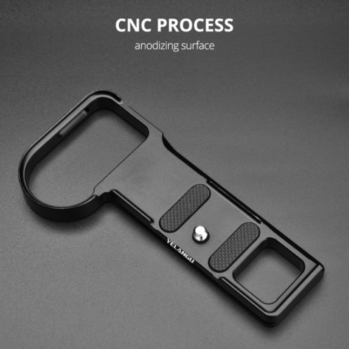 YELANGU CL7 Carte d'extension de caméra Base L Plate pour Nikon Z6 / Z7 (Noir) SY386B1548-08