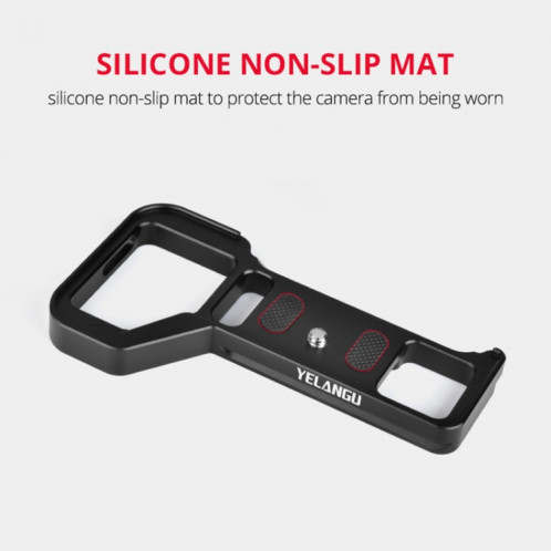 Caméra Yelangu CL8 Caméra Plaque de base L Plaque L pour Sony ILCE-9M2 / A9 II / ILCE-7RM4 / A7R IV (Noir) SY387B1850-08