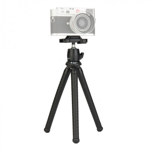 Fotopro RM-80 Mini Mount de trépied de bureau + tête à billes MH-8 avec pince de vis et téléphone de 1/4 pouce (noir) SF398B1332-06