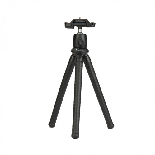 Fotopro RM-80 Mini Mount de trépied de bureau + tête à billes MH-8 avec pince de vis et téléphone de 1/4 pouce (noir) SF398B1332-06