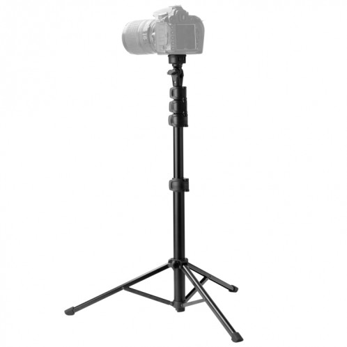 Fotopro TL-960 pliable 5 sections 5 56m Hauteur Support de montage de trépied pour Vlogging Vidéo Live Broadcast Kits de diffusion (Noir) SF404B1443-07
