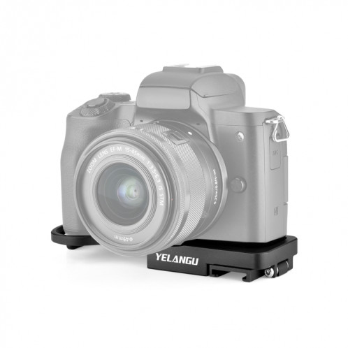 Yelangu CL13 Plaque de base L CAMERA CAMERA pour Canon EOS M50 (Noir) SY451B219-07