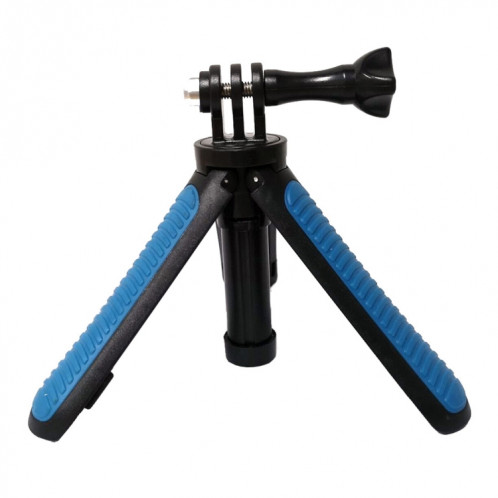 Multi-fonctionnel support de trépied pliable Selfie Monopod Stick pour GoPro HERO5 Session / 5/4 Session / 4/3 + / 3/2/1, caméras de sport Xiaoyi, longueur: 12-23cm (bleu) SH472L263-07