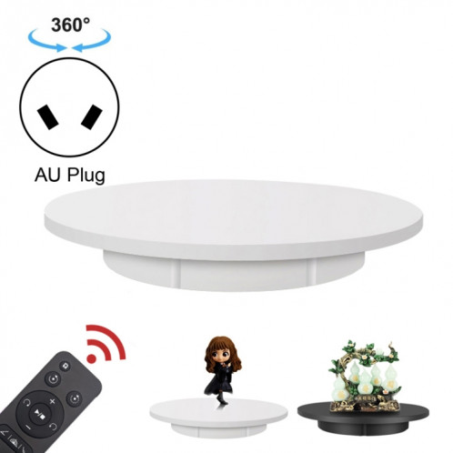 Stand de rotation électrique 42cm Stand de prise de vue vidéo PLAYMETTABLE, CHARGE: 100KG, FIGH FLIG (WHITE) SH523W1148-08