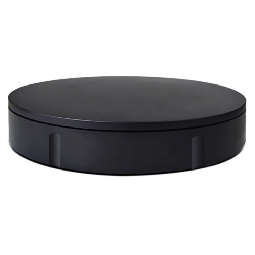 Stand de rotation électrique de 22 cm SUPPORT DE TRAVAILLE DE TRANSPORT DE TRANSPORT DE TURNETTABLE, CHARGE: 50KG, FIGE EU (Noir) SH534B1801-08