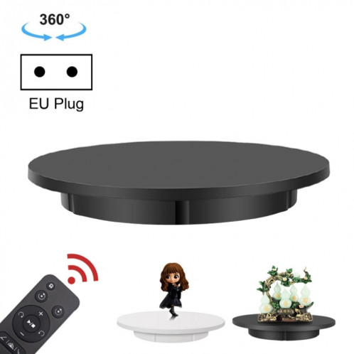60cm d'affichage rotatif électrique de stand accessoires plateau tournants, charge: 100 kg, fiche UE (noir) SH536B1306-08