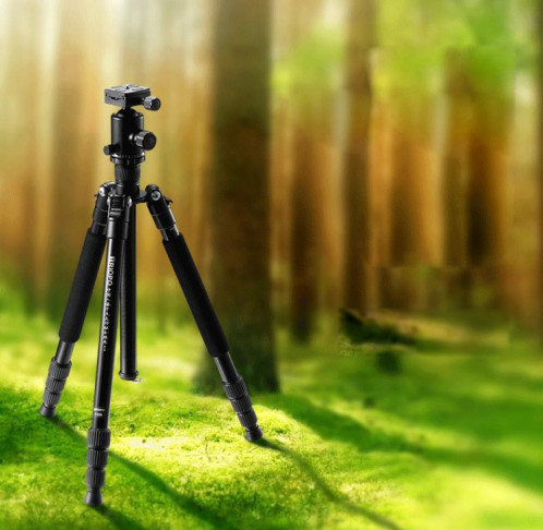 Monopod Triopo T258 en alliage d'aluminium avec tête de boule D2 (Noir) ST562B1655-08