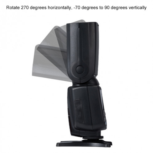 Triopo TR-982IIIIl flash lumière Speedlite pour Nikon (noir) ST563B249-07