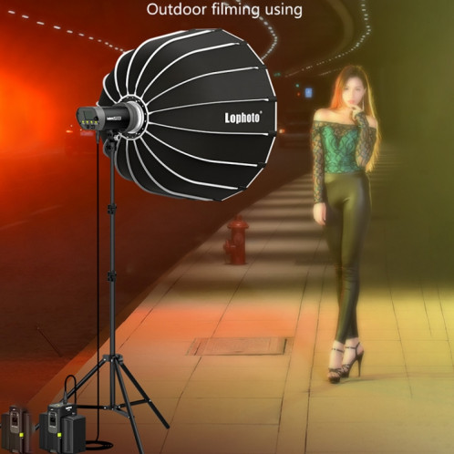 LOGHOTO LP-200 200W Lumière continue LED Studio Lumière de remplissage vidéo (UE Plug) ST69EU1960-07