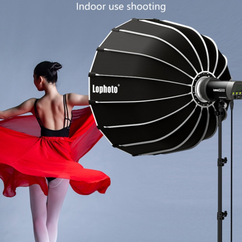 LOPHOTO LP-200BI 200W Température double couleur Lampe continue LED Studio Vidéo Remplissage Vidéo (UE Plug) ST71EU214-07