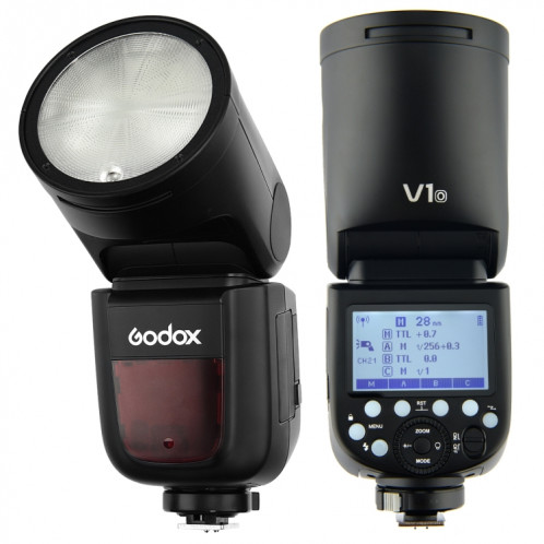 Godox V1O Tête ronde TTL Flash Speedlite pour Olympus (Noir) SG639B1857-08
