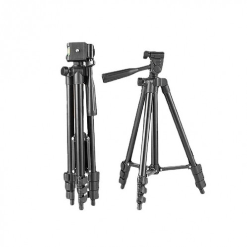 Support de trépied en alliage d'aluminium à 4 secondes de 130 cm avec tête tridimensionnelle (noir) SH686B1291-07