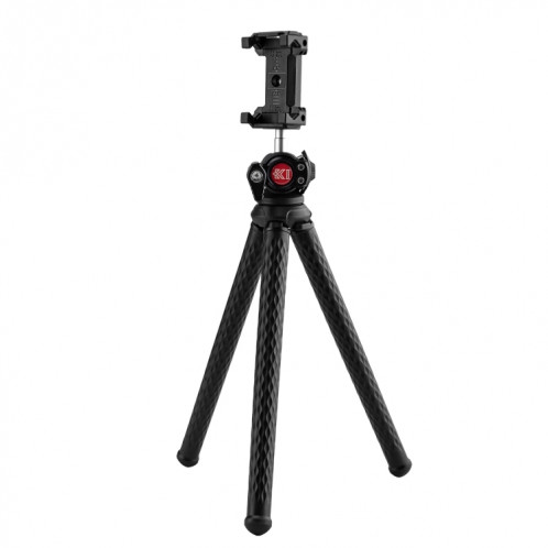 Fotopro RM-88 + Octopus Mini Trépied de bureau Flexible avec pince de téléphone (Noir) SF698B510-06