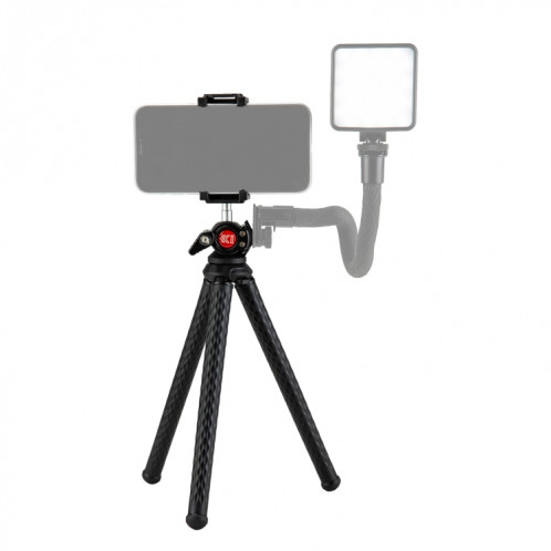 Fotopro RM-88 + Octopus Mini Trépied de bureau Flexible avec pince de téléphone (Noir) SF698B510-06