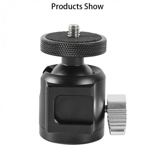 Tête d'adaptateur de trépied d'alliage froide d'aluminium de bexine HK25 en alliage d'aluminium (noir) SB708B1813-07