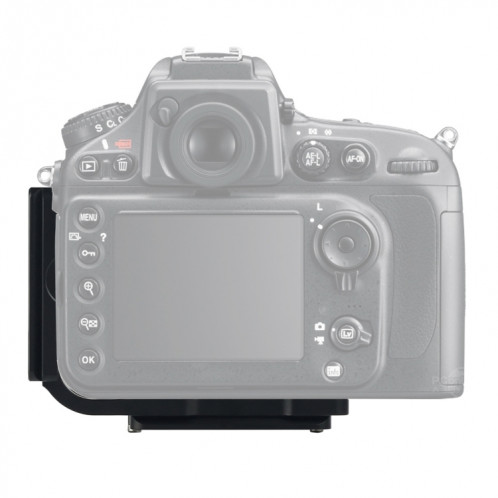 Support de base de support de plaque en L à dégagement rapide pour Nikon D800 / D800E / D810 (noir) SH713B62-07