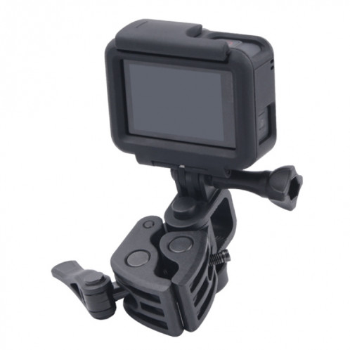 Adaptateur de montage avec pince pour montage arrière avec couvercle arrière étanche pour GoPro HERO6 / 5 (noir) SH730B1843-015
