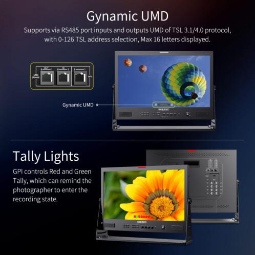 Seetec atem215s 21,5 pouces 3G-SDI HDMI Full HD 1920x1080 Multi-caméra Monitor (Plug AU) SS21AU1799-08