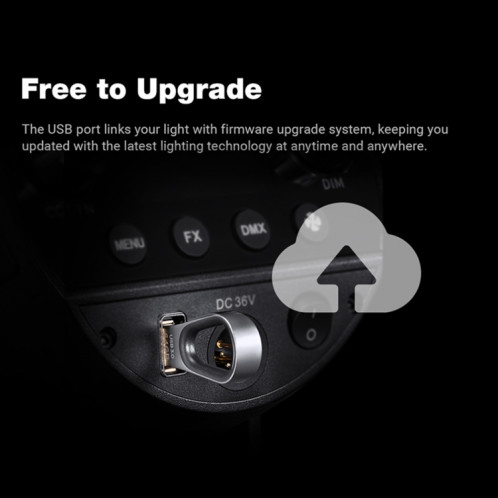 Godox AD600 Pro 200W 2800-6500K BI Bi-Color LED VIDEO Light (UE Plug) SG38EU1103-08