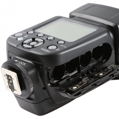 TRIOPO TR-15EX MACRO RING TTL La lumière Flash avec 6 anneaux d'adaptateur de taille différent pour Nikon I-TTL (noir) ST869B1261-07