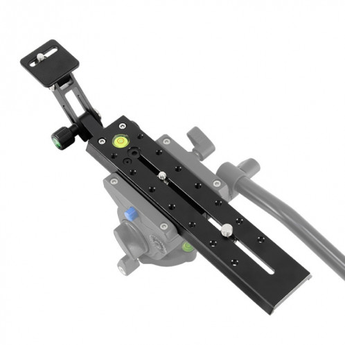 BEXIN VR-220 220 mm de longueur en aluminium ALLIAGE PLAQUE DE REMBLAGE DU MANDE POUR MANFROTTO / SACHTLER (noir) SB870B295-05