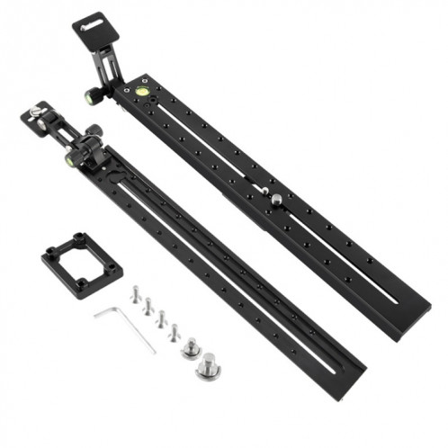 BEXIN VR-380 380 mm de longueur alliage en aluminium Plaque de libération rapide pour Manfrotto / Sachtler (noir) SB871B86-04
