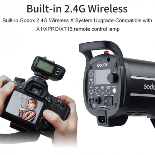 GODOX QT1200IIM 1200WS 1/8000S STROBE STROBE HAUTEUR LUMIÈRE FLASS (PLUGE AU) SG81AU1208-07