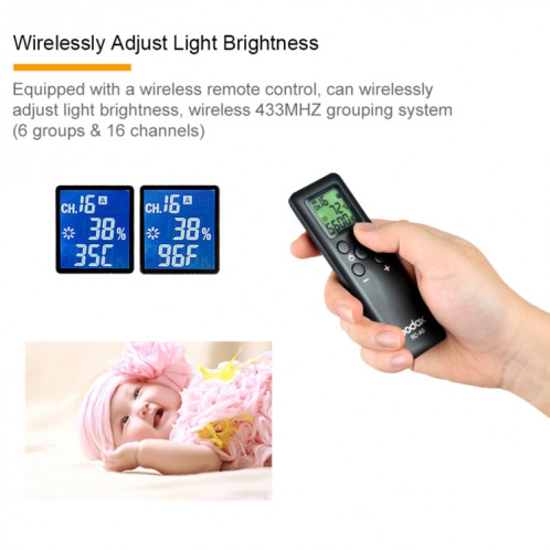 Godox SL60W LED Light Studio Lumière vidéo continue pour photo () SG68EU346-07
