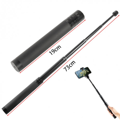 BEXIN P275A Rallonge en Alliage d'Aluminium Selfie Stick Extender, Longueur: 19cm-73cm SB2085338-06
