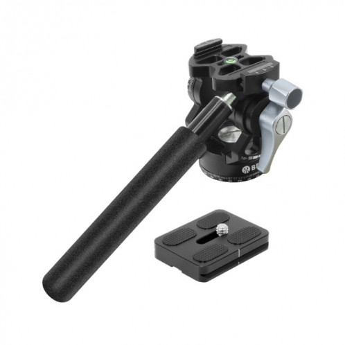 BEXIN DT-03S/S Tête de traînée fluide à action de trépied panoramique à 360 degrés avec plaque de dégagement rapide SB2102405-07