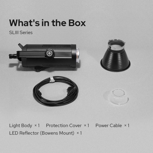 Godox SL150III 160W LED lumière 5600K lumière du jour Flash vidéo () SG93EU1391-07