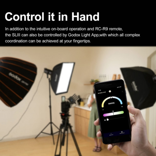 Godox SL300III 330W LED lumière 5600K lumière du jour Flash vidéo () SG94EU1766-08