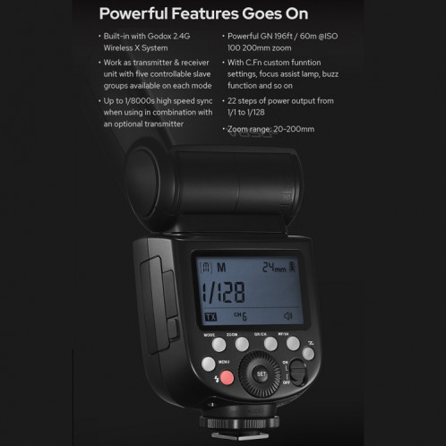 Flash Speedlite sans fil Godox V850III 2,4 GHz () SG07EU681-011