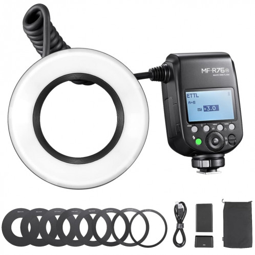 Flash annulaire macro Godox MF-R76N TTL pour Nikon SG22701491-010