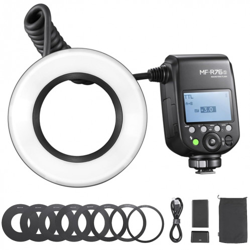 Flash annulaire Macro Godox MF-R76C TTL pour Canon SG22711891-010