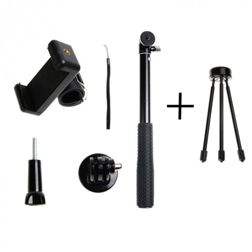 30-93cm Grip Pliable Trépied Titulaire Multi-fonctionnelle Selfie Bâton Monopode pour GoPro HERO5 Session / Téléphone / Xiaoyi Sport Caméras S32302815-013