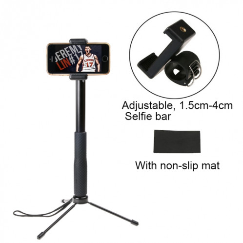 30-93cm Grip Pliable Trépied Titulaire Multi-fonctionnelle Selfie Bâton Monopode pour GoPro HERO5 Session / Téléphone / Xiaoyi Sport Caméras S32302815-013